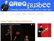Tablet Screenshot of frisbeeshow.com
